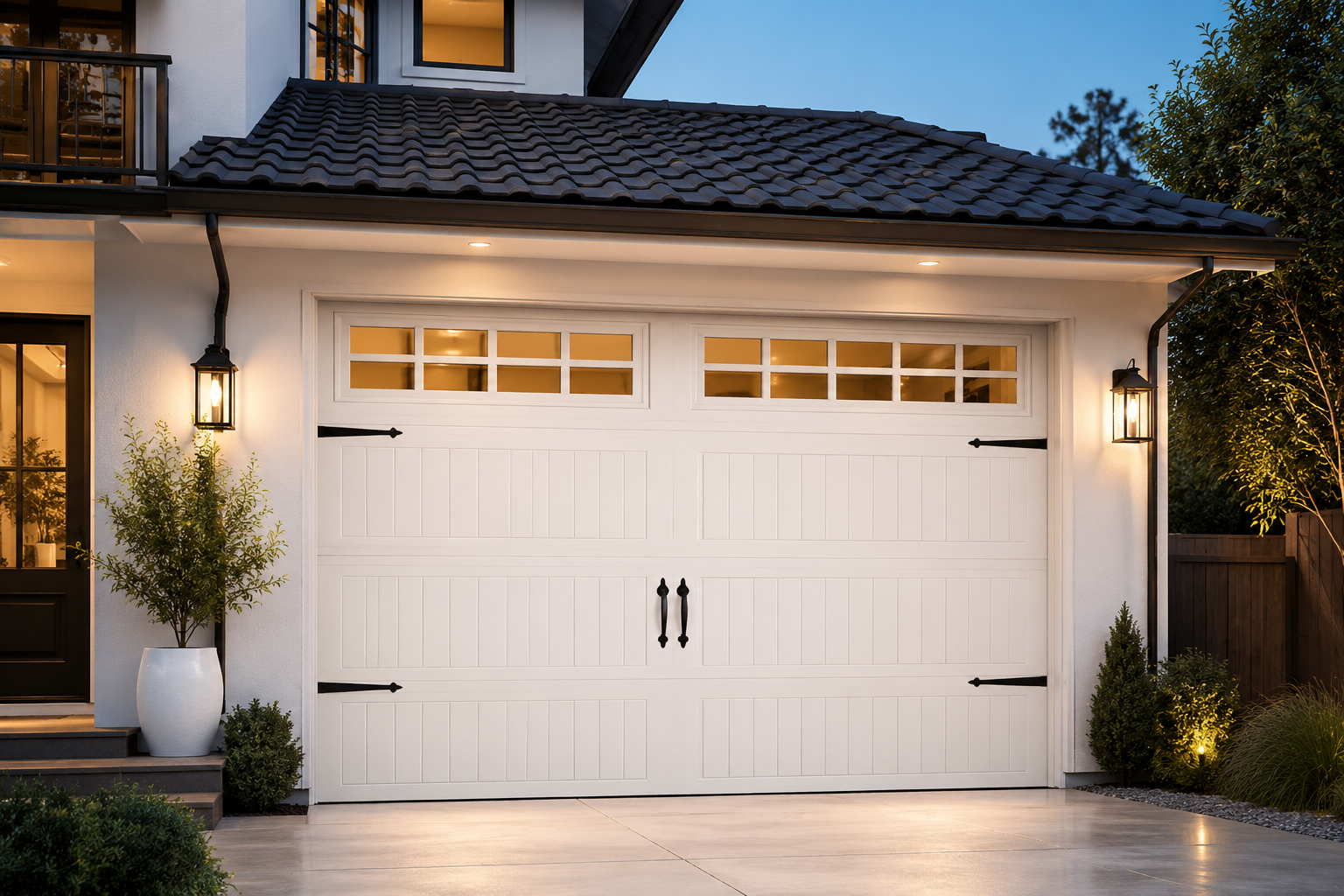 New garage door styles Colorado