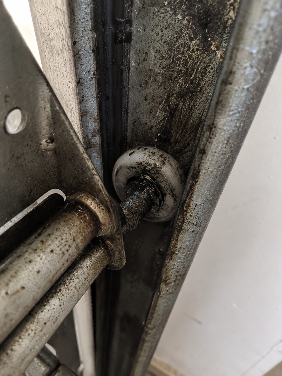 Noisy garage door