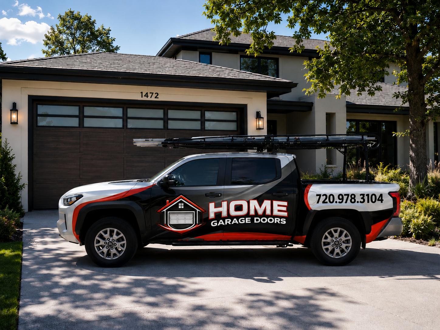 Garage door work completed by Home Garage Doors in Parker, CO