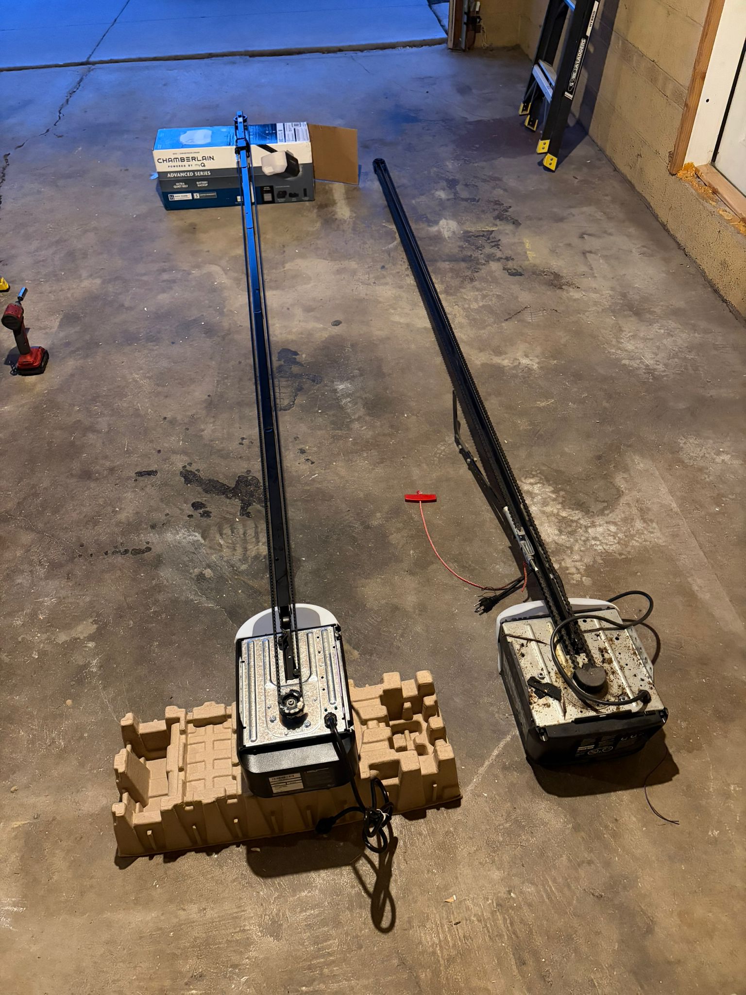 Opener Installation in Progress